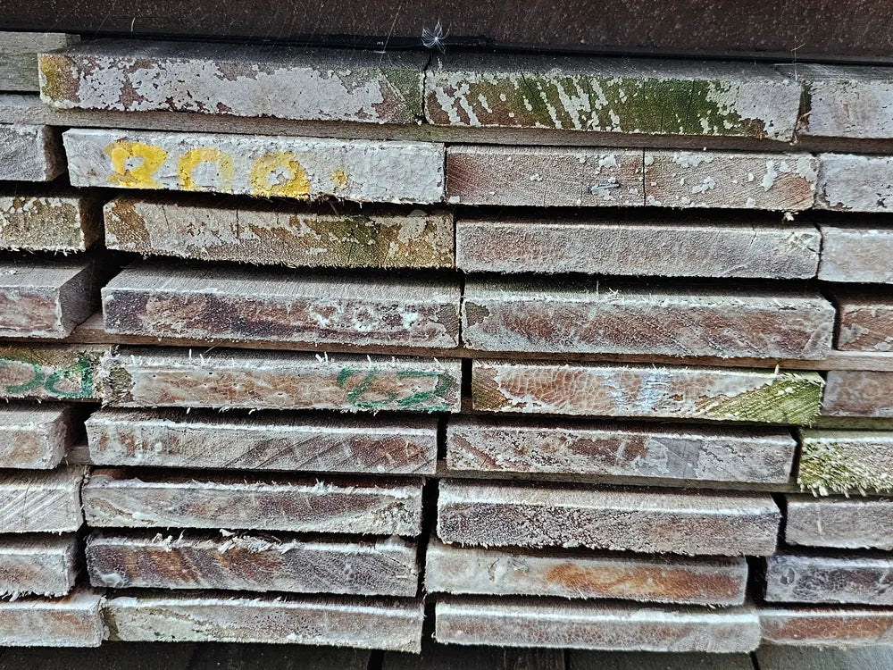 Hardhouten plank 20 x 150, ongeschaafd